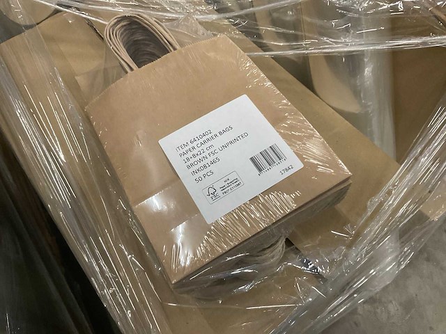 Inpakpaier, folie, tasjes, bamboestokken (3x) - afbeelding 2 van  16