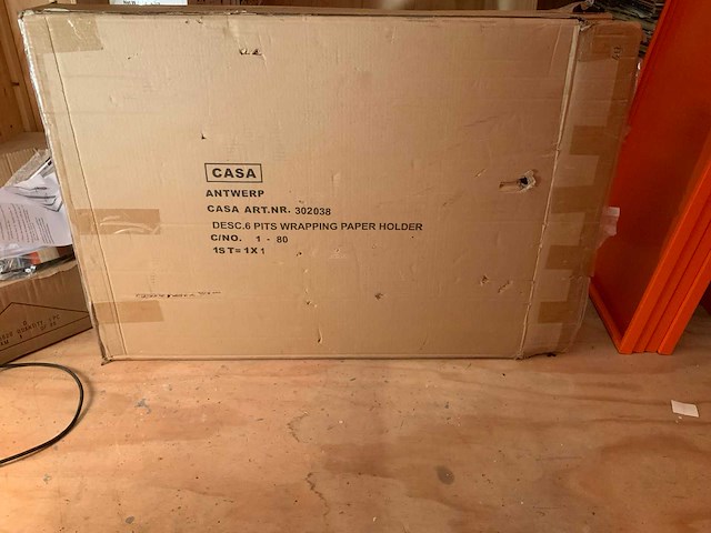 Inpakpapier houder + inpakpapier - afbeelding 4 van  4