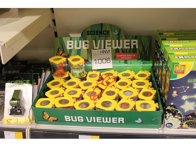 Insectenkijker met vergrootglas, 26 stuks. - afbeelding 1 van  2