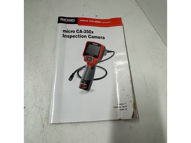Inspectiecamera, ridgid, micro ca-350x - afbeelding 4 van  8