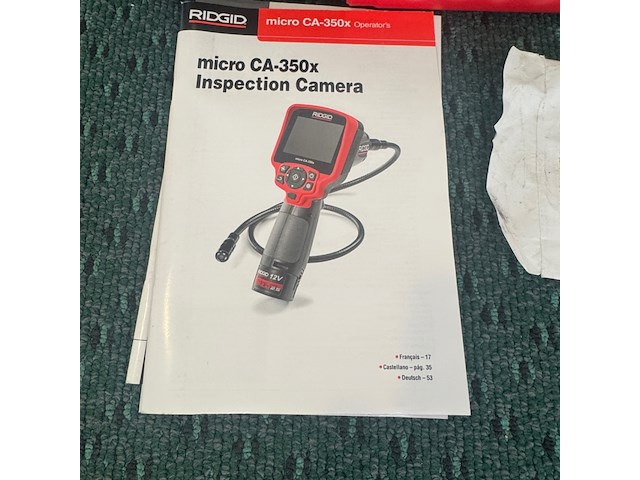 Inspectiecamera, ridgid, micro ca-350x - afbeelding 3 van  7