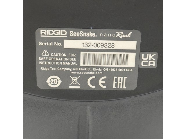 Inspectiecamera, ridgid, seesnake nanoreel - afbeelding 5 van  5