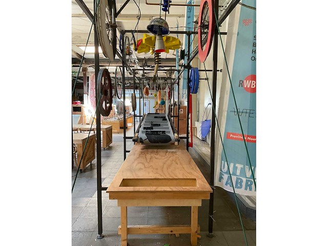 Installatie “de ruben goldberg machine” - afbeelding 14 van  15