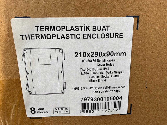 Installatiekast 8x - afbeelding 1 van  1