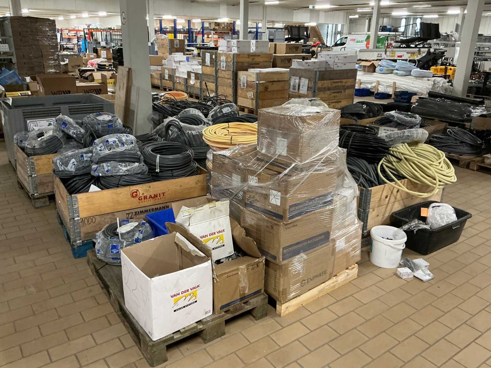 Installatiemateriaal voor plaatsing van zonnepanelen