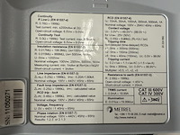 Installatietester metrel, mi 3102 - afbeelding 5 van  8