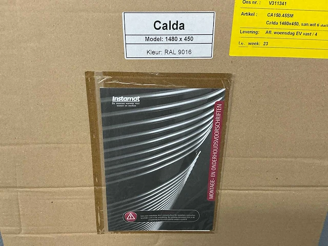 Instamat - calda - designradiator 148 cm - afbeelding 2 van  3