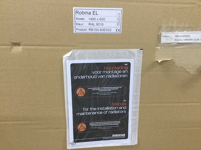Instamat - robina el - - handdoek designradiator electrisch 800w - afbeelding 5 van  6