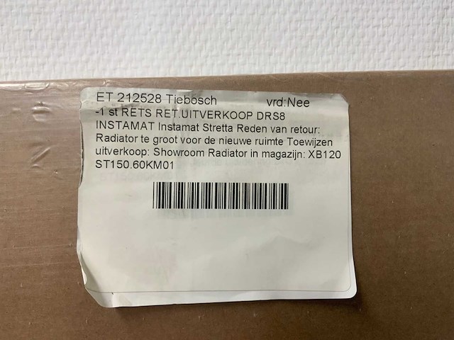 Instamat - stretta drs 08 mt - designradiator 50 x 150 cm - afbeelding 3 van  3