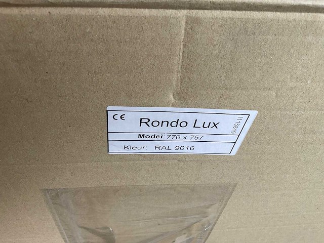 Instamat rondolux designradiator 77x75 cm - afbeelding 2 van  2