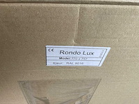Instamat rondolux designradiator 77x75 cm - afbeelding 2 van  2