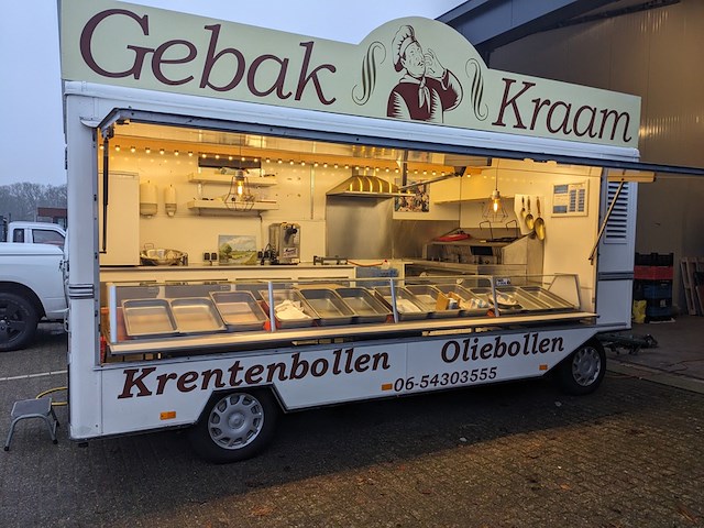 Instapklare verkoopwagen/oliebollenkraam, de vries, jv 250 - afbeelding 1 van  56