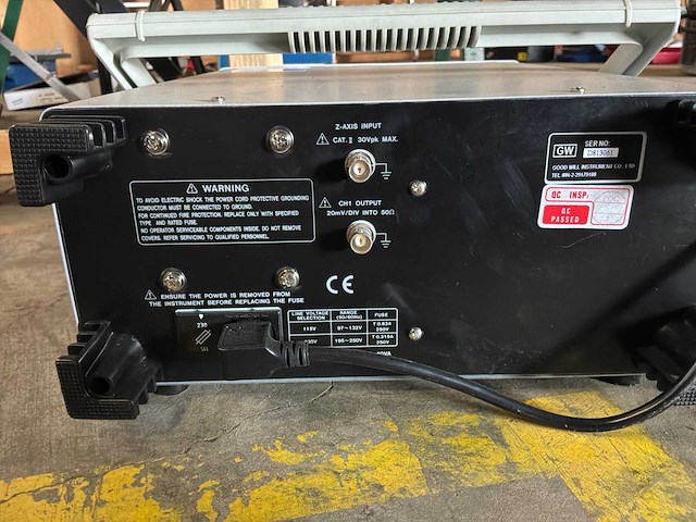 Instek gos-620 oscilloscoop - afbeelding 4 van  4