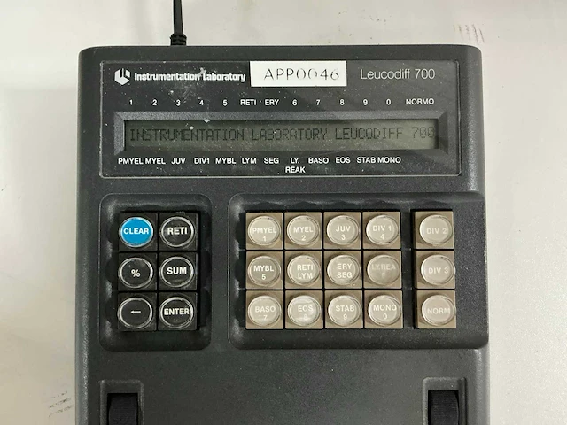 Instrumentation laboratory leucodiff 700 analytische apparaat - afbeelding 2 van  4