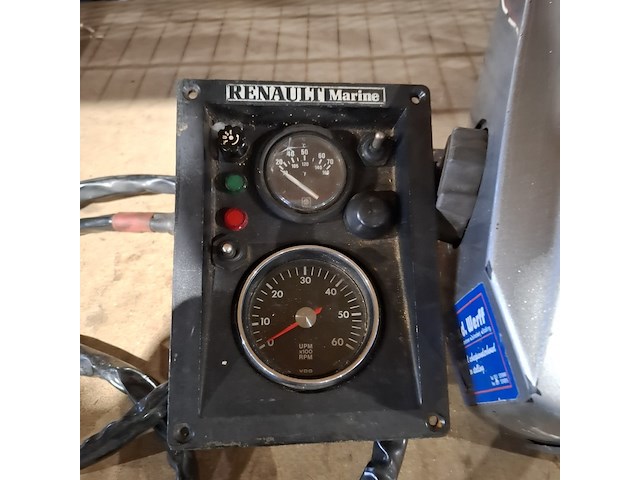 Instrumentenpaneel+ mariner 2.5 buitenboordmotor., renault marine + mariner, zwart - afbeelding 8 van  8