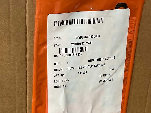 Intake filter element (4x) - afbeelding 1 van  2