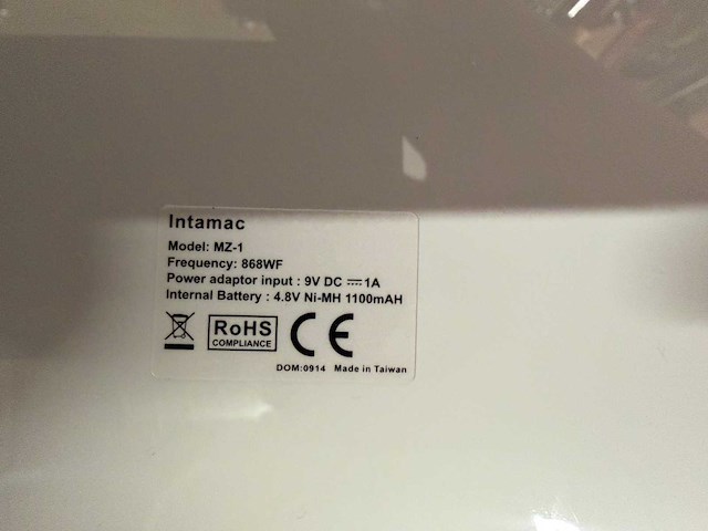 Intamac mz-1 alarmsysteem - afbeelding 3 van  10