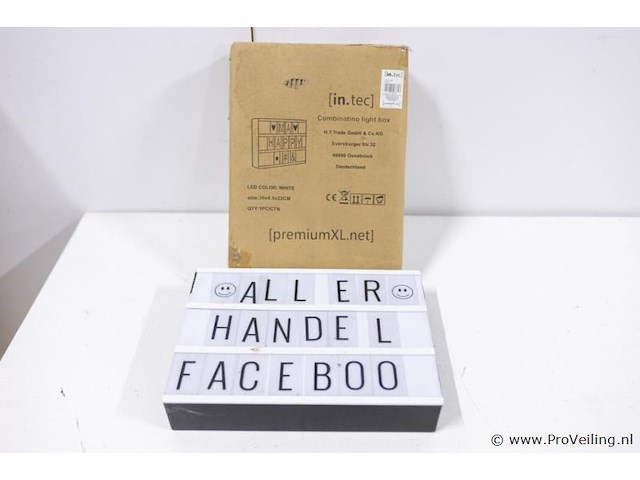 In.tec lichtbox htld-7723 - 2 stuks - afbeelding 1 van  4