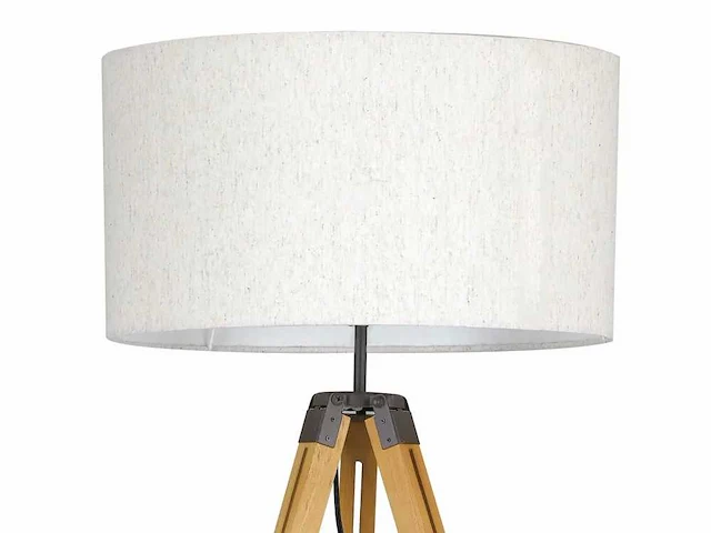 Intec studio design eiken houten vloerlamp - afbeelding 4 van  10