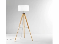 Intec studio design eiken houten vloerlamp - afbeelding 7 van  10