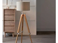 Intec studio design eiken houten vloerlamp - afbeelding 2 van  10