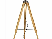 Intec studio design eiken houten vloerlamp - afbeelding 7 van  10