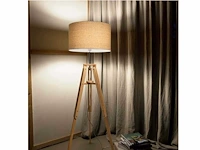 Intec studio design eiken houten vloerlamp - afbeelding 6 van  9