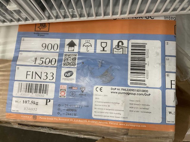 Integra 900x1500 parada flex 8c 33 radiator - afbeelding 3 van  4