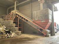 Integra sorteerinstallatie fractiemateriaal en stofafzuigingsinstallatie