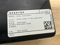 Intel - nuc7i7bnh(i7) - desktops (3x) - afbeelding 4 van  4