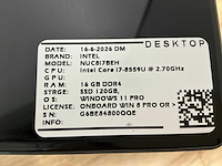 Intel - nuc8i7beh9(i7) - desktop (4x) - afbeelding 5 van  8