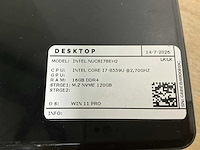 Intel - nuc8i7beh(i7) - desktops (4x) - afbeelding 6 van  8