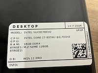 Intel - nuc8i7beh(i7) - desktops (4x) - afbeelding 7 van  8