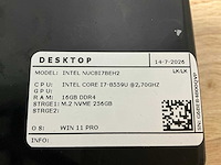 Intel - nuc8i7beh(i7) - desktops (4x) - afbeelding 8 van  8