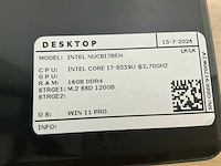 Intel - nuc8i7beh(i7) - desktops (4x) - afbeelding 6 van  7