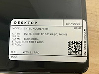 Intel - nuc8i7beh(i7) - desktops (4x) - afbeelding 7 van  7