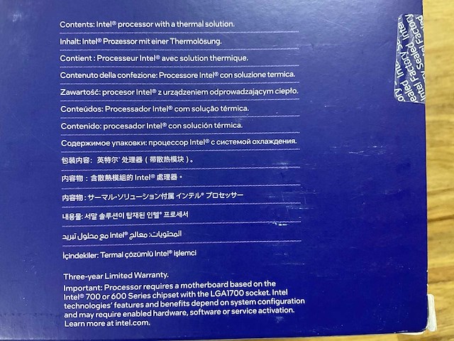 Intel core i9 13th gen processor - afbeelding 2 van  3