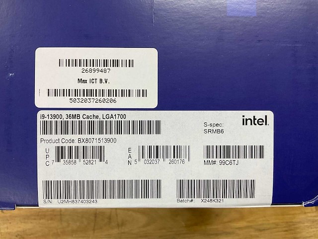 Intel core i9 13th gen processor - afbeelding 3 van  3