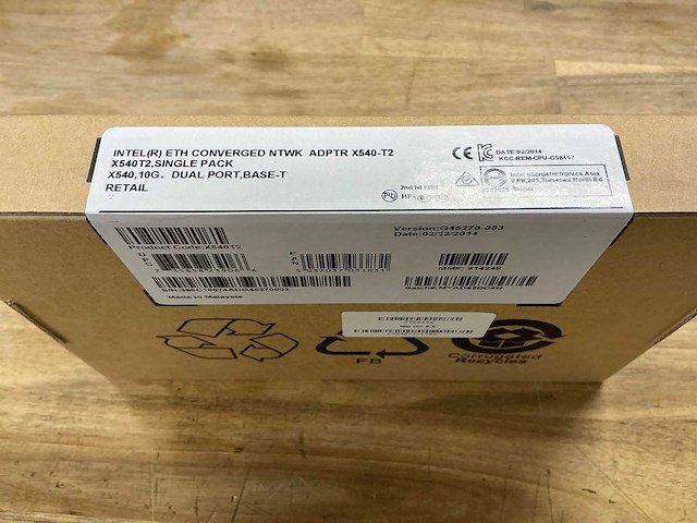 Intel ethernet converged network adapter x540-t2 - afbeelding 3 van  4