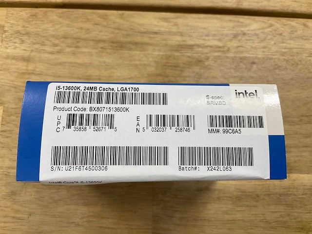Intel i5-13600k processor - afbeelding 2 van  3