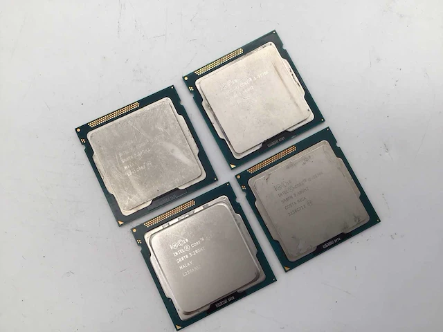 Intel i5-3470 (2x) en i5-3570k (2x) processors computeronderdeel (4x) - afbeelding 2 van  4