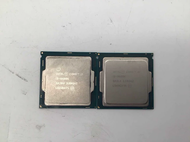 Intel i5-6600k (2x) processors computeronderdeel (2x) - afbeelding 2 van  5
