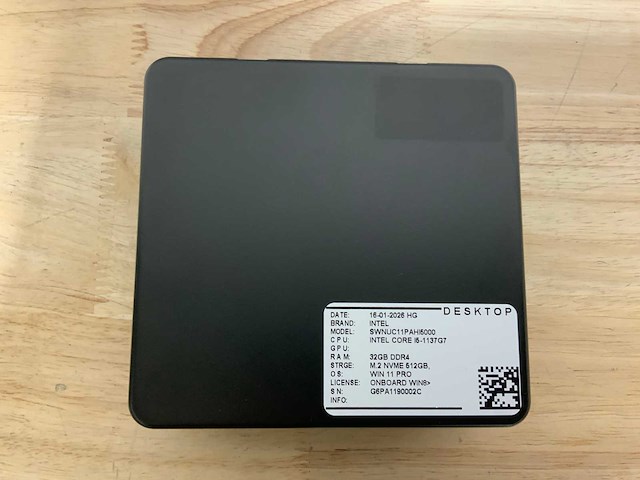 Intel swnuc11pahi5000 desktop - afbeelding 5 van  6