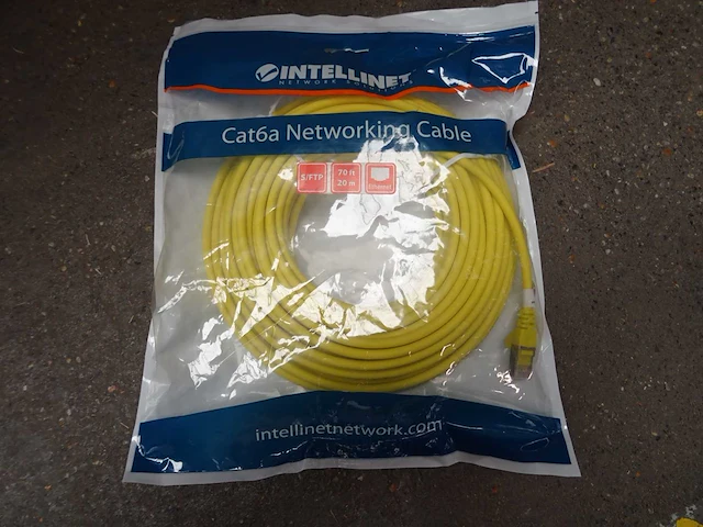 Intellinet - s/ftp 20m - cat6a netwerkkabel 20 mtr (14x) - afbeelding 1 van  1