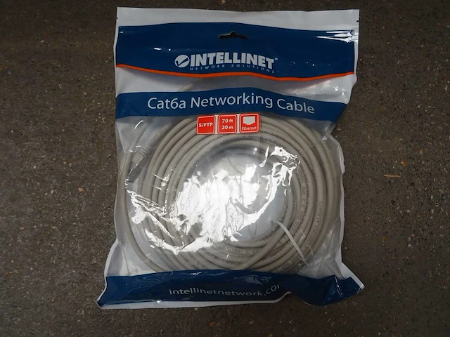 Intellinet - s/ftp 20m - cat6a netwerkkabel 20 mtr (21x) - afbeelding 1 van  1