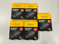 Intenso m.2 ssd pcie premium (5x) - afbeelding 1 van  2