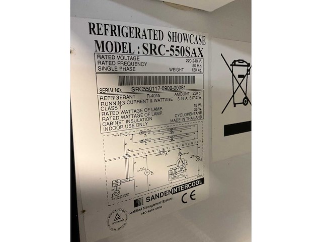 Intercool src-550sax glasdeur koelkast - afbeelding 8 van  8