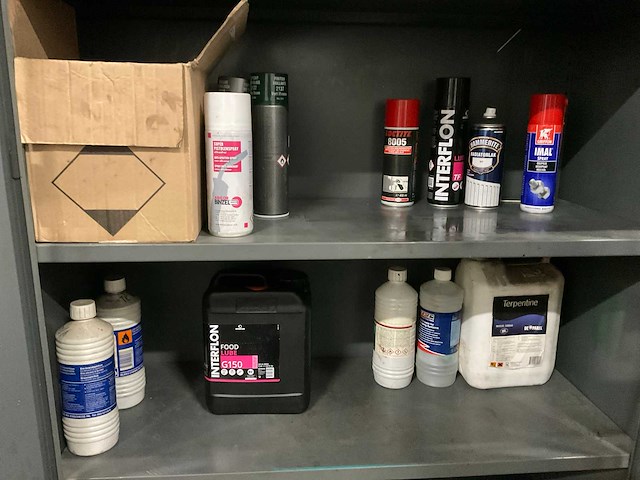 Interflon, griffon, rust-oleum, rolith kast met inhoud - afbeelding 4 van  5