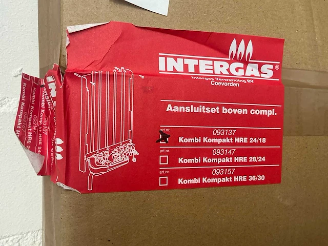 Intergas aansluitset kompakt hre 24/18 093137 ketel aansluitset - afbeelding 3 van  3