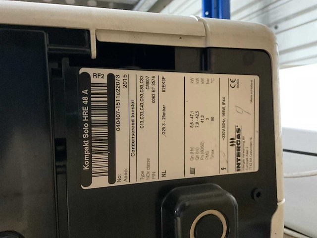 Intergas compact solo hre 48a cv-ketel (2x) - afbeelding 4 van  4
